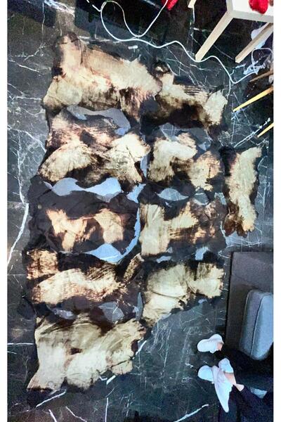 hoaryage Hakiki Kuzu Postu , Yolluk, Dekoratif Ürün, yaka, Etol, Yeleklik