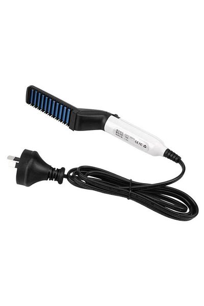 Generic Professional Multifunctional Beard Straightener Black/White/Blue