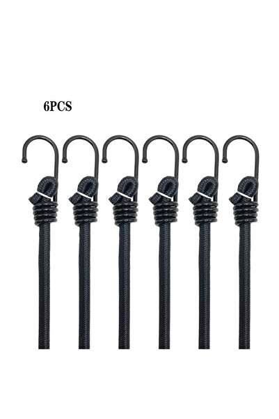 Choice 6 قطع 2/4/6 قطع حبل مرن قوي للغاية للاستخدام الخارجي بطول 100 سم/39.37...