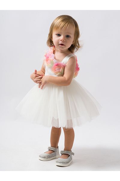 Civil Baby 6-18 Months Baby Girl Ecru Dress