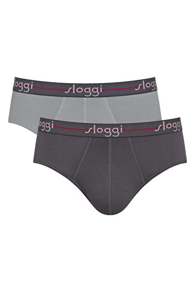 SLOGGI Herren Slips 2er Pack - Start midi C2P box, Baumwolle