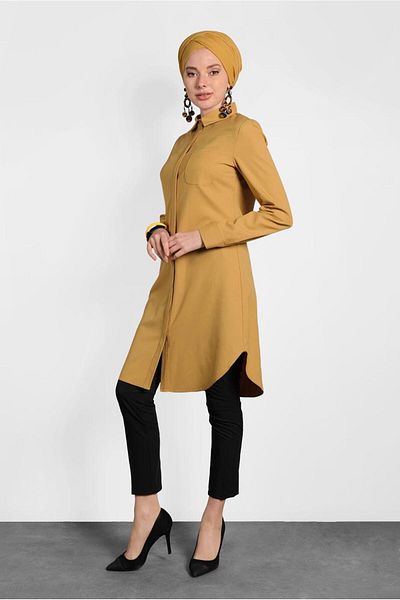 Alvina Tunic 40304 - with Pockets and Shirt Design