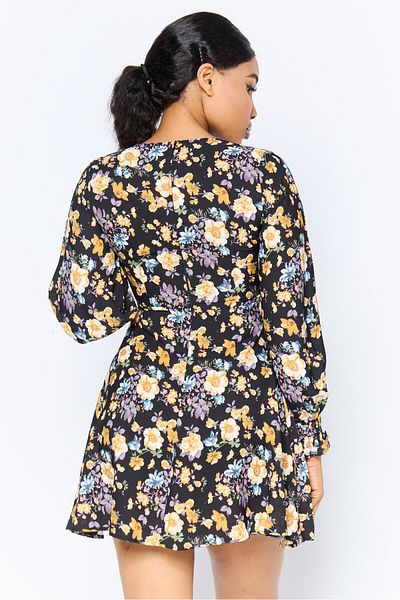 IN THE STYLE Women Floral Mini Dress, Multicolor
