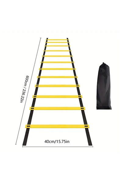Choice 6m Agility Ladder Removable For Speed Training and Sports Flexibility Portable Agility Football Trai