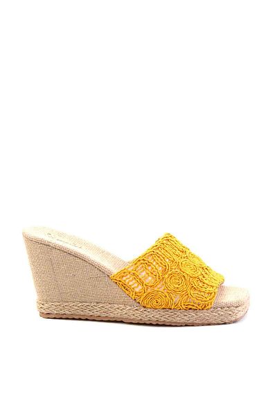 Bambi Mustard Women's Slippers K04874012816