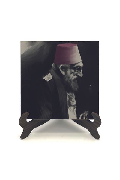 Sadrazam 2. Suport de birou din MDF imprimat Abudulhamid (10 X 10 KRT-97)