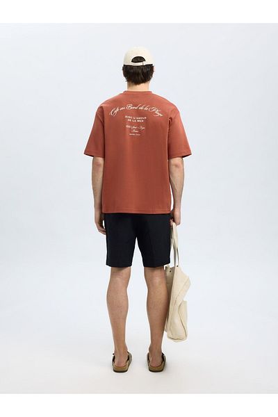 Selected Homme T-Shirt Loose Fit Print