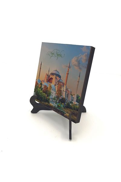 Sadrazam Hagia Sophia Mosque Printed Mdf Desktop (10 X 10 Krt-1)