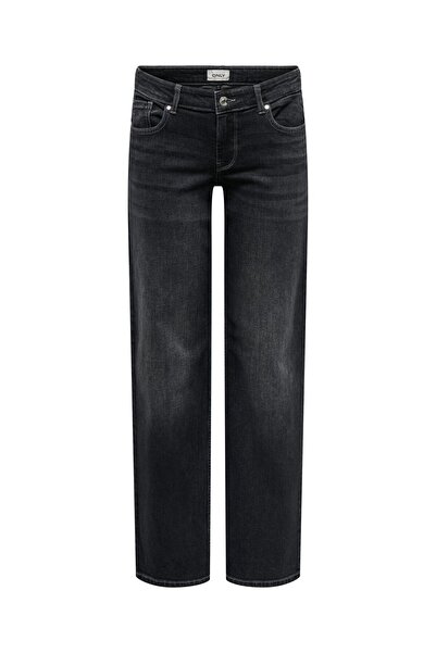 ONLY Jeans mit weitem Bein ONLJUDY-O Niedrige Taille Gerade geschnitten Jeans