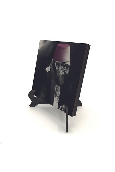 Sadrazam 2. Suport de birou din MDF imprimat Abudulhamid (10 X 10 KRT-97)