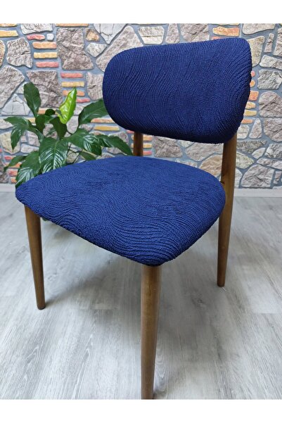 COVER TEKSTİL Bohem yeni model sandalyesi kılıfı jakar ağaç kabuğu desen