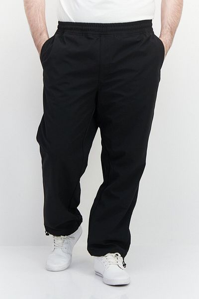 Selected Homme Men Fashion Fit Solid Straight Leg Pant, Black