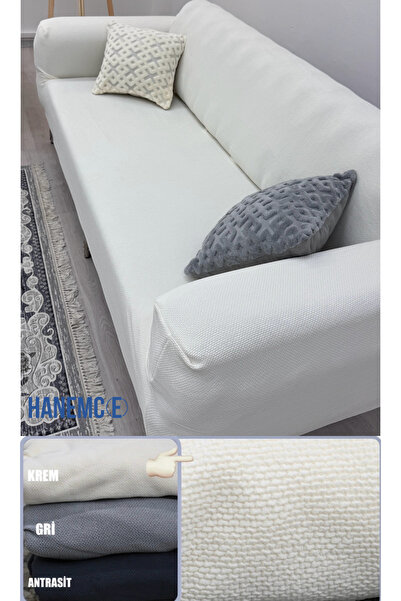 HaNemCe Husă jacquard pentru canapea cu 3 locuri, husă pentru canapea extensi...