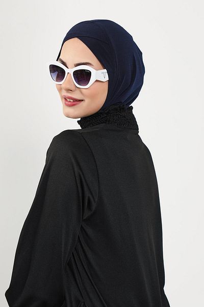 Aisha's Design Cross Front Ninja Hijab (Sea, Pool) Swimming Cap, Tb-4Sn