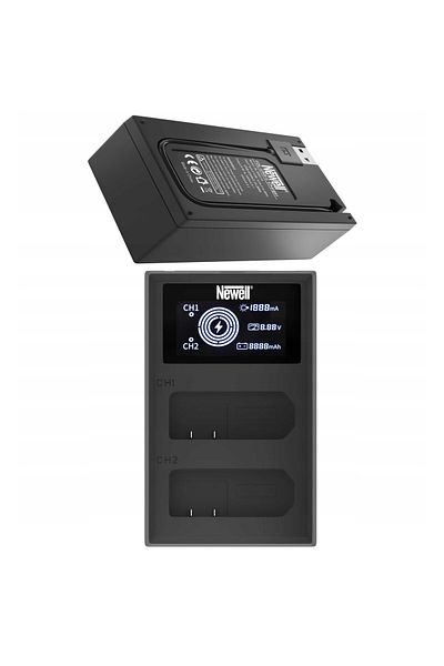 Newell Incarcator dual FDL-USB-C NP-W235, Newell, Negru