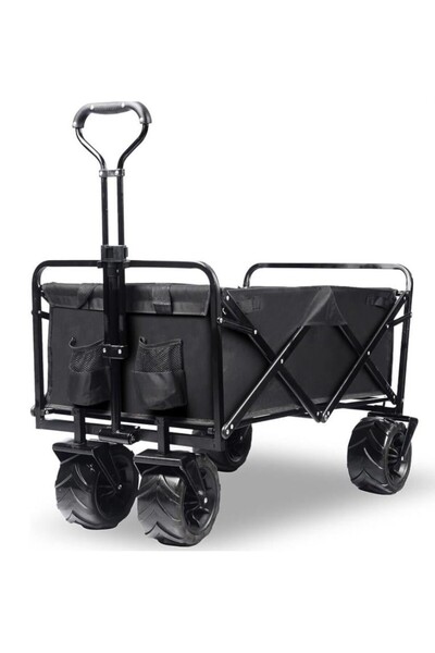 Savana Technical Equipment SİYAH KATLANABİLİR VAGON ARABA