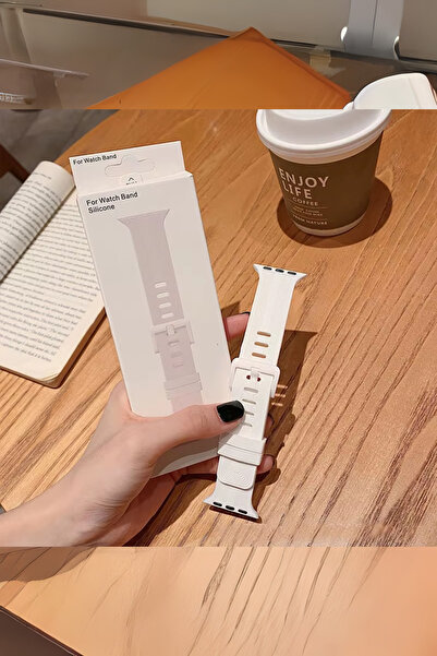 PSGT Watch S10( 42)mm - Watch2/3/4/5/6/se/7/8/9uyumlu (38-40-41)mm Kordon Rub...