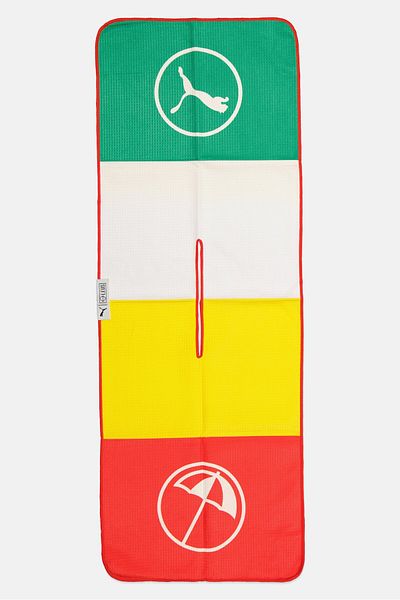 Puma X Arnold Palmer Men Brand Logo Tour Microfiber Towel, Multicolor