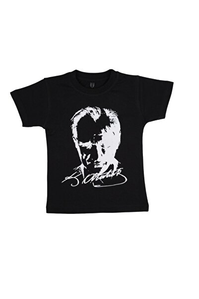 NACAR STYLİSH 100% βαμβακερό μπλουζάκι με στάμπα Ατατούρκ 10 Νοεμβρίου, μπλου...