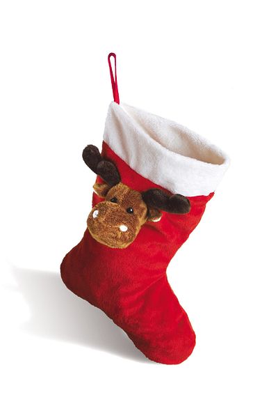 GiftExpress Christmas boot with reindeer