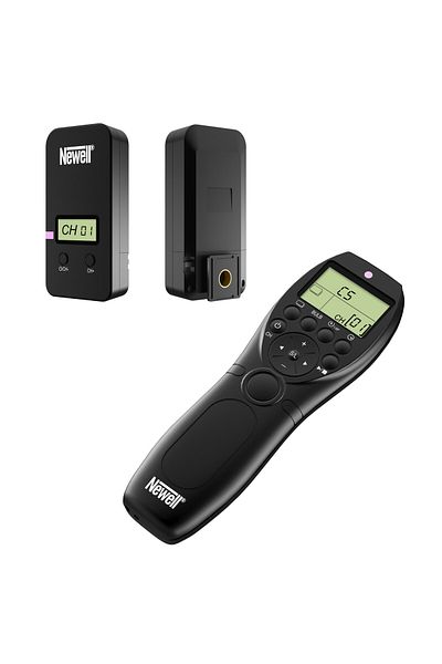 Newell Wireless remote control with intervalometer for Canon, Newell, Black