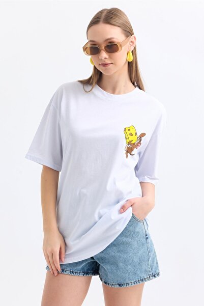 İKLİM LİFE Μπλουζάκι με τον Τζέρι στο μπροστινό και το πίσω μέρος με τύπωμα