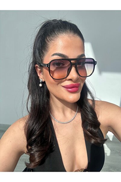 funeyes Colmar Rectangular Gradient Sunglasses Trend Model Unisex Sunglasses 50 20 148