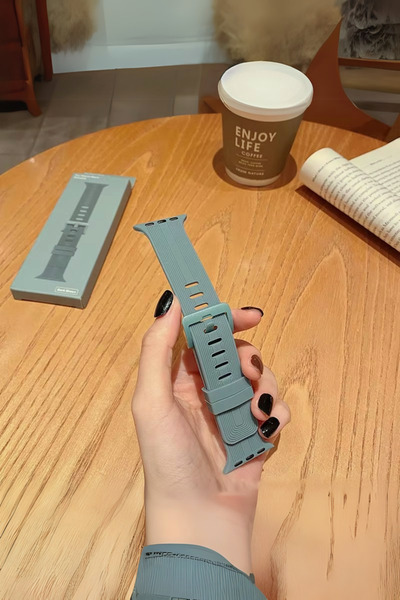 PSGT Watch S10( 46)mm - Watch2/3/4/5/6/se/7/8/9 (42-44-45-49)mm Kordon Rubber...