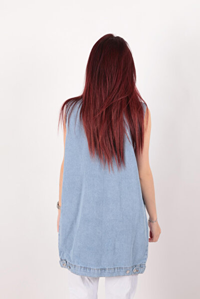 Aynaz 1056 Women's Denim Vest