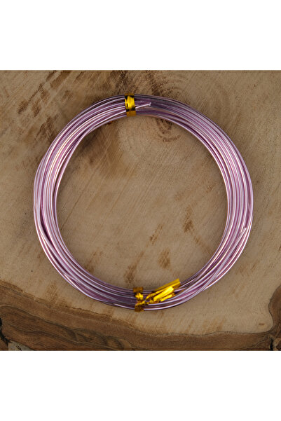 Prestij Boncuk Sârmă de cupru acoperită cu email de culoare liliac 1,5 mm Bij...