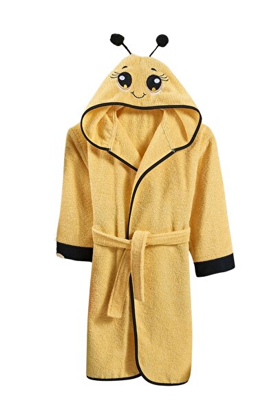 Formeya 100% Cotton Baby Kids Bathrobe Hooded Embroidered Animal Figured Bathrobe
