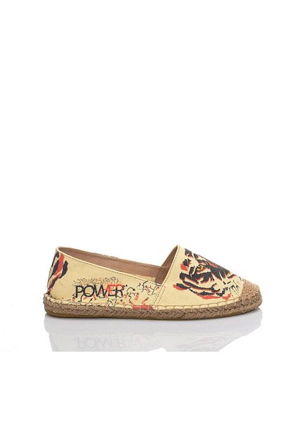 Streetfly Espadrille cu talpă din răchită realizată manual
