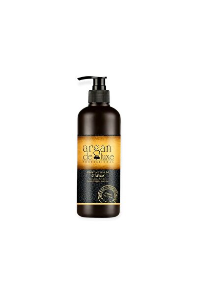 argan de luxe كريم أرغان ديلوكس بالكيراتين 240 مل - شعر فائق النعومة ولمعان صحي