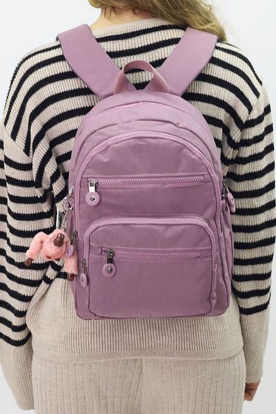 Probag Casual Women's Backpack with Cute Plush Figure – Stylish, Convenient, Suitable for School and Travel