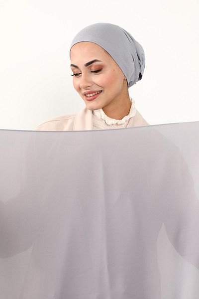 Aisha's Design Crepe Shawl & Combed Bonnet Double Set, Ps-50