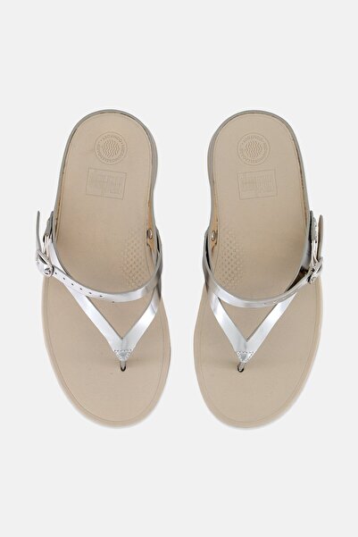 Fitflop Women Slip On Sandals, Silver