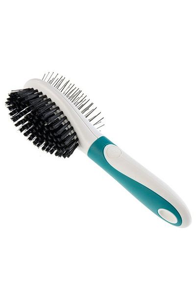 Gimdog Medium Double Sided Cat and Dog Feather Crawl Brush