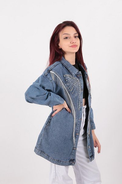 Aynaz 140046 Дамско дънково яке