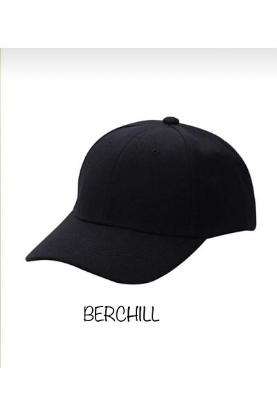 BERCHILL ЧЕРНА СПОРТНА ШАПКА С РЕГУЛИРУЕМА ВЕЛКРО ЗАДНА ЧАСТ