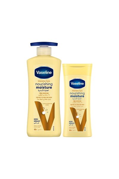 Vaseline Intensive Care Nourishing Moisture Body Lotion 400 ml + 200 ml