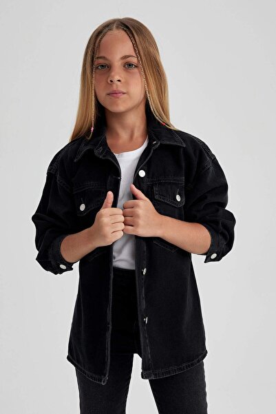 DeFacto A5798a8-fw Jachetă de blugi pentru fete