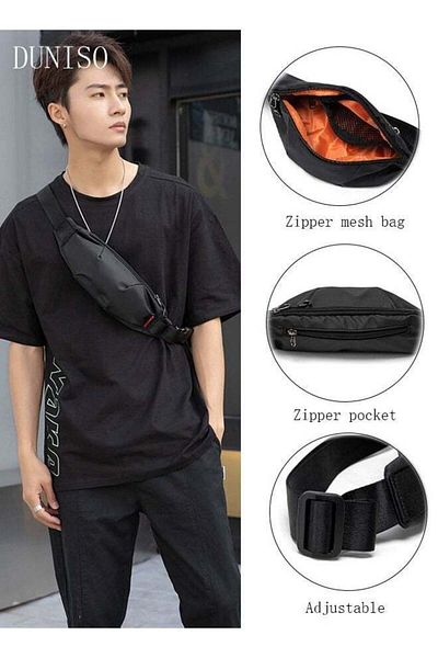 Generic DUNISO Fashionable Sling Bag Crossbody Bag for Men