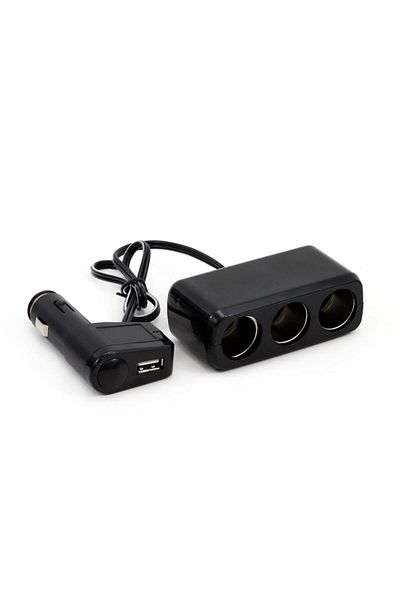 A ŞAMİOĞLU SOC2 3+1 USB car lighter splitter