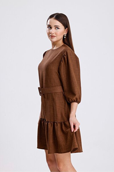 ikomteks Μίνι φόρεμα με ζώνη