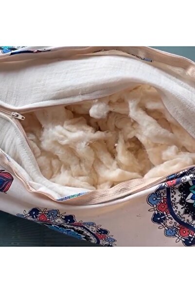 SUN YOGA PİLATES SPOR EKİPMANLARI Sunyoga Zafu Медитаційна подушка 100% вовняна набивка, мандала візерунок, синя лляна бавовняна тканина