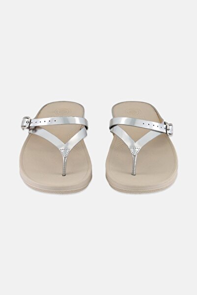 Fitflop Women Slip On Sandals, Silver