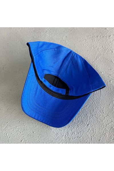 CapZone Hat Baseball Cap Flat Hat Unisex Model Adjustable Velcro Saks Blue