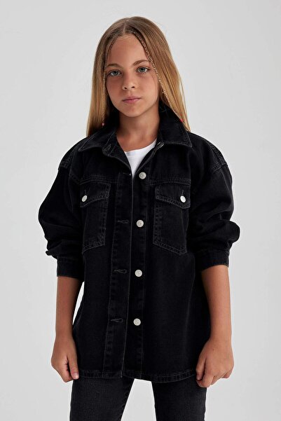 DeFacto A5798a8-fw Jachetă de blugi pentru fete