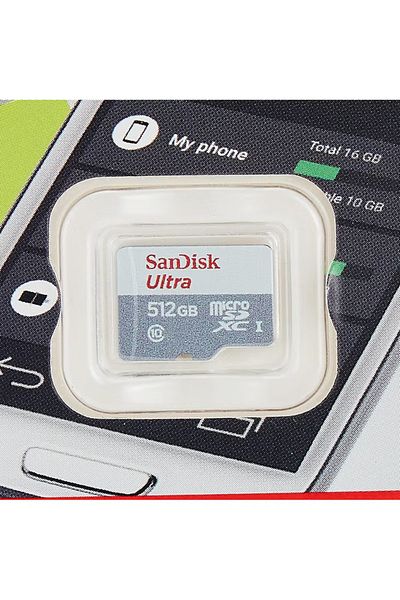 SanDisk Ultra 512Gb Micro sd 100Mb/S Memory Card