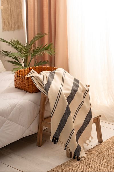 DNR Natural Cotton Soft Double Pique, Sofa Cover, Multi-Purpose Cover 200X320 Cm.